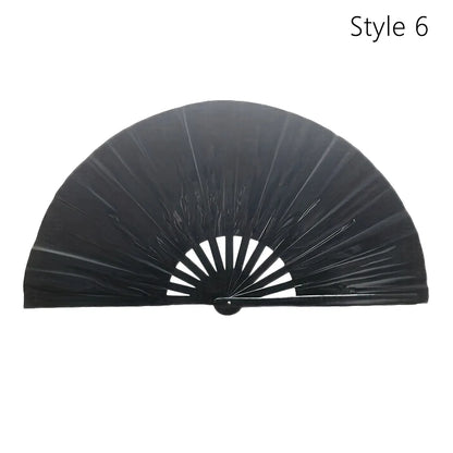 Elegant Portable Bamboo Folding Fan - Perfect Handheld Accessory for Dance and Home Décor