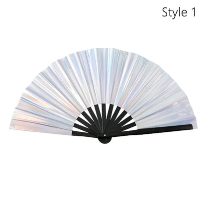 Elegant Portable Bamboo Folding Fan - Perfect Handheld Accessory for Dance and Home Décor
